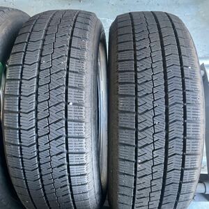 185/60R15 ブリヂストン ブリザック VRX2 中古スタッドレスタイヤ２本セット　2021年製　送料無料　