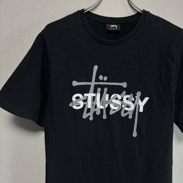 stussy ステューシー Tシャツ シャツ TEE 黒 ブラック S