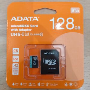 micro SD マイクロSDカード 128GB　(高精細度フルHD、3D、4K Ultra HD録画)