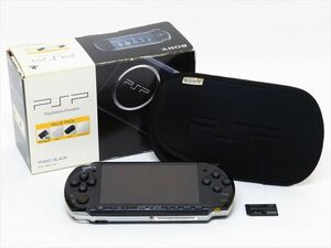 ◆SONY ソニー PSP プレイステーションポータブル PSP-3000 ピアノブラック メモリースティック付 バッテリー欠品 動作未確認 ジャンク◆