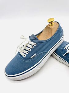 衝撃プライス！『最強スタメンの1足！』【VANS バンズ オーセンティック】上質クラシックスニーカー！ネイビーブルー/jp25cm！6.3