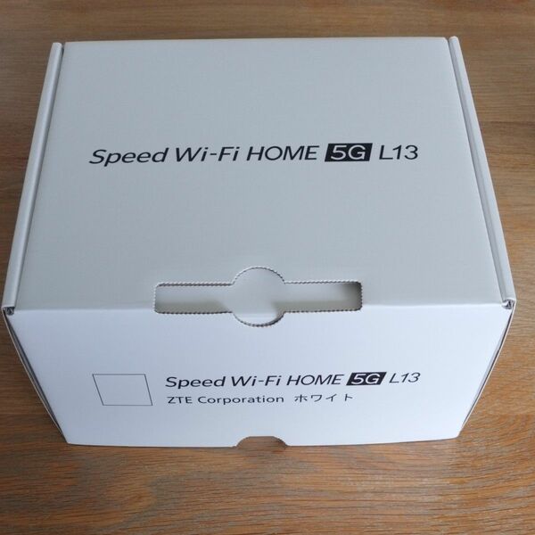Speed Wi-Fi HOME 5G L13 ZTE corporation ホワイト