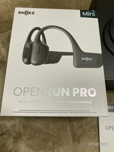 ★正規品 ショックス Shokz ワイヤレス骨伝導イヤホン OpenRun Pro Mini SKZ-EP-000014 ブラック　連続10時間再生