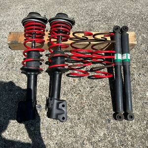 Suspension ショック サスkit Wagon RMH23SGenuineショックタナベダウンサスset　ジャンク品1円start