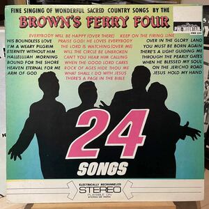 【US盤深溝】 Brown's Ferry Four Wonderful Sacred Country Songs Pine Mountain Records PMR 220 Delmore Brothers