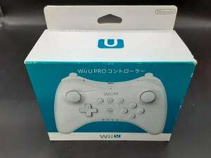 ta0601/10/24 中古品 WiiUハード WiiU PROコントローラー shiro 任天堂 動作確認済 