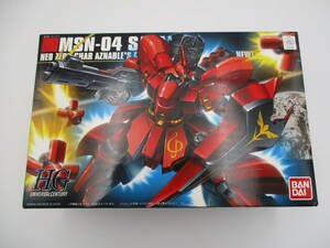 ay0602/07/34 not yet constructed Bandai HGUC 1/144 Mobile Suit Gundam Char's Counterattack MSN-04 Sazaby 