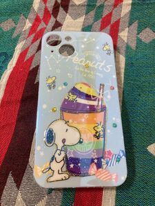 iPhone14／13用TPUハードケース　可愛いキャラクターシリーズスヌーピー