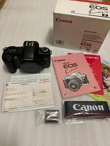 【未使用 保管品】Canon EOS KISS キャノン ボディ フィルムカメラ 一眼レフ 保証書 