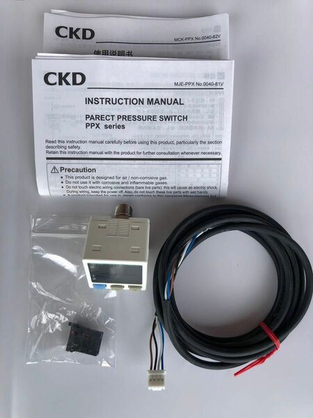 CKD デジタル圧力センサー　PPX-R10N-6M 圧力レンジ（-0.1〜1.0MPa）接続口径(1/8)