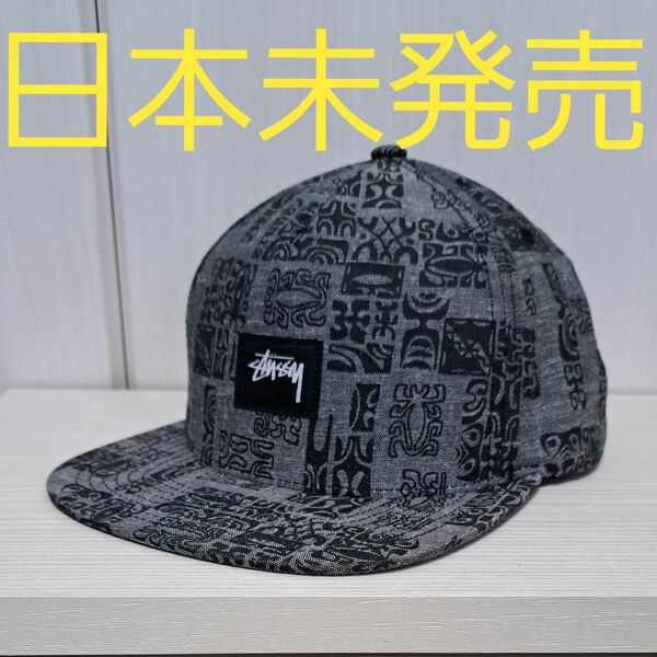 希少 レア 総柄 STUSSY キャップ ステューシー 帽子　ニューエラ