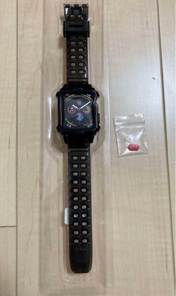 Apple Watch バンド 38/40/41mm 黒 ブラック シリコン 腕時計