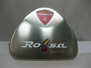 ★184）パター・テーラーメイド「TaylorMade/ Rossa monza mezza 」 サイズ約）85.6㎝【33インチ】/490g　※グリップ劣化現状品■120