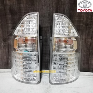 【訳あり】 TOYOTA NOAH トヨタ ノア 70 純正 オプション クリア LED テールランプ レンズ 左右 セット 中古美品 ZRR70W