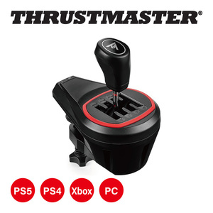 Thrustmaster TH8S Shifter Add-On レーシングシフター 8速対応 金属製レバー ギアボックス シフター コントローラー PS5/PS4/PC/Xbox 対応