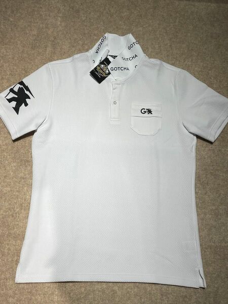 新品【GOTCHA GOLF ガッチャゴルフ】ポロシャツ 白 Mサイズ