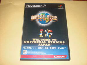 【PS2】 WELCOME TO UNIVERSAL STUDIOS JAPAN