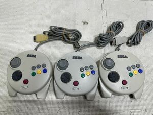 SEGA/セガ　HSS-0137　セガサターン　マルチコントローラー　3点セット★現状品ジャンク扱い