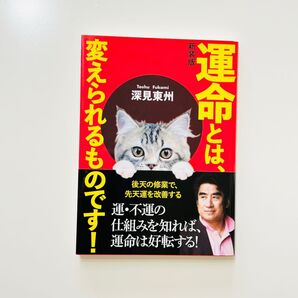【安値】運命とは変えられるものです! 運命 強運 占い 恋愛 人生 バイブル 猫