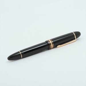 # 1 jpy ~ regular beautiful goods # MONT BLANC Montblanc # Meister shute.k149 fountain pen # black Gold 585 14K pen . high class writing brush chronicle .