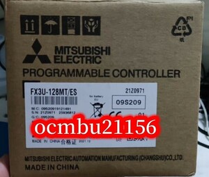 ★新品　MITSUBISHI　三菱　シーケンサー FX3U-128MT/ES　【6ヶ月保証付き】