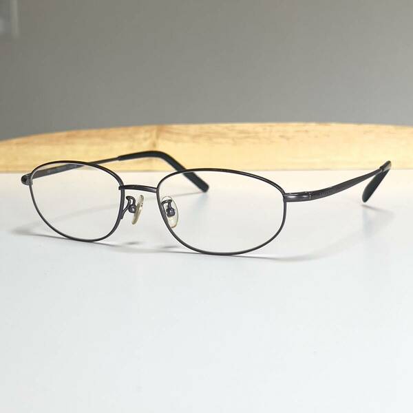 ◆VALENTINO ヴァレンティノ T-Z TITAN VG5188 眼鏡フレーム メガネ メンズ 男性用 アイウェア 使用感あり バレンチノ