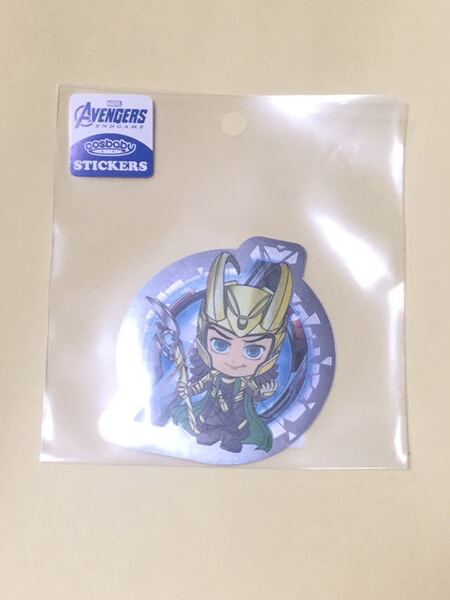 ホットトイズ エクスクルーシブストア限定 アベンジャーズ エンドゲーム コスベイビー ステッカー ロキ 新品
