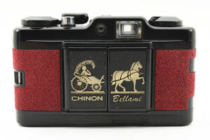 1円～＊チノン CHINON Bellami レッド CHINONEX COLOR 35mm F2.8 コンパクトカメラ