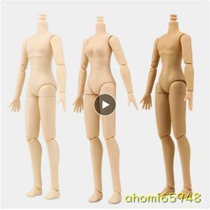YP013:男の子と女の子のための20cmの関節人形 プログラム可能なジョイントを備えたブロンドの人形 1/6 bjd ob24