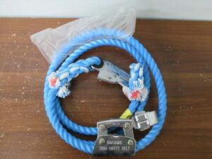  unused safety belt rope type super-discount 1 jpy start 