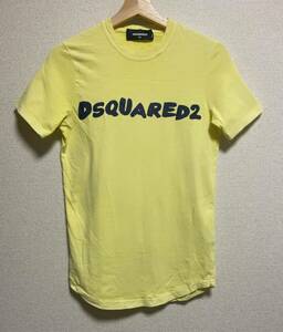 ディースクエアード ロゴ Tシャツ 黄色 サイズXS DSQUARED2 