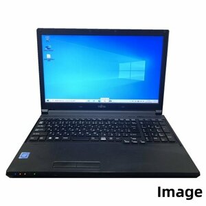 中古ノートパソコン Windows 10 Pro 32Bit 富士通 LIFEBOOK A576 Celeron 第六世代 3855U 1.6G/メモリ4GB/新品SSD 240GB/DVD-ROM/無線有