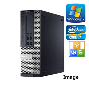 中古パソコン デスクトップ Windows 7Pro Office付 DELL Optiplex 9010 OR 7010 爆速Core i7 第3世代3770 3.4GHz メモリ4G 新品SSD960GB