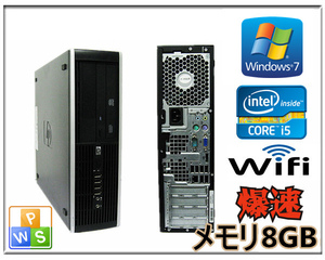  б/у персональный компьютер Windows 7 память 8GB Office есть HP Compaq Elite 6300 OR 8300 SF no. 3 поколение Core i5 3470 3.2G память 8G HD500GB DVD-ROM беспроводной 