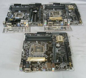 B39729 O-04245 LGA1151 マザーボード 3枚セット ジャンク