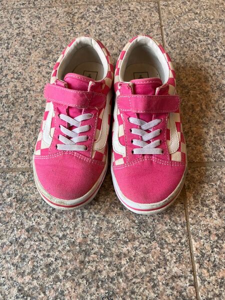 VANS V36CJ CHECK バンズ キッズスニーカー 21cm