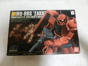 新品　未組立　MS-06S ZAKUⅡ　１/１４４　シァア専用ザクＨＧ　ID19629