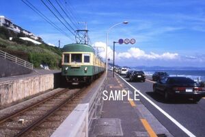 江ノ島電鉄300型 304【鉄道写真30001】KGサイズ☆