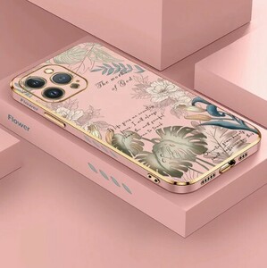 iPhone 12 Pro Max 花柄 耐衝撃 シリコン ケース カバー ラグジュアリー リーフ 植物 210 iPhone 12 iPhone 12 mini iPhone 12 Pro