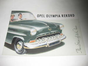 ５５年 オリンピア レコード　　 英語 カタログ 