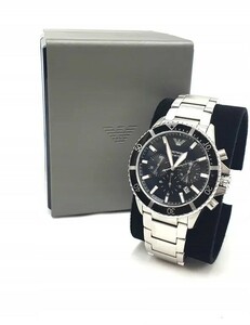 1 jpy ~ new goods unused Emporio Armani AR11360 diver EMPORIOARMANI chronograph quartz DIVER wristwatch men's 