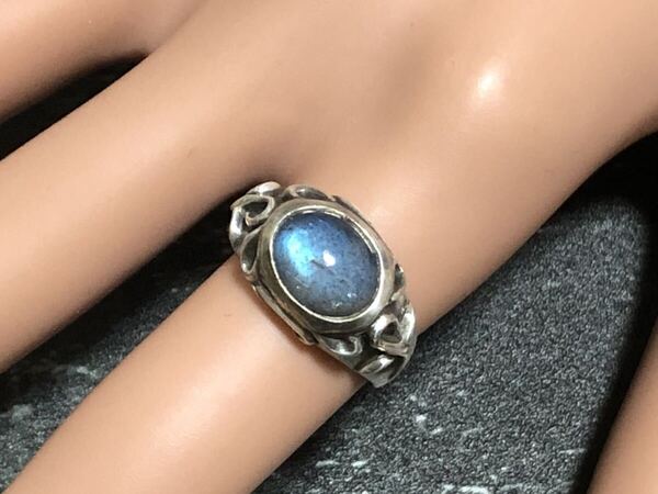 シルバーアクセサリー ストーン リング AQUQ silver 指輪