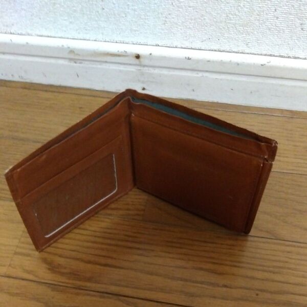 二つ折り財布 VAN CUE ヴンテージ GALF LEATHER ブラウン