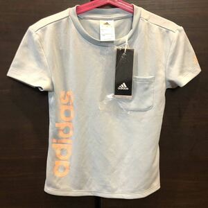 セール 新品未使用タグ付き アディダス adidas ガールズ Tシャツ 120cm 女の子　登校　通学　登園　通園　小学校　保育園　幼稚園