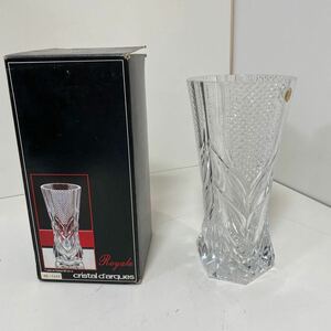 ★中古品★クリスタルガラス 花瓶 