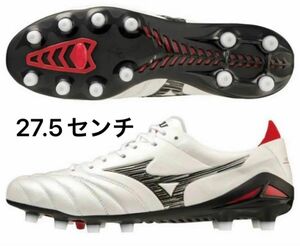 27.5cm 新品未使用 ミズノ モレリア ネオ 4 ジャパン JAPAN サッカースパイク P1GA233009 白 ホワイト