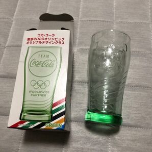 コカ・コーラ 東京2020オリンピックオリジナルデザイングラス(GREEN)