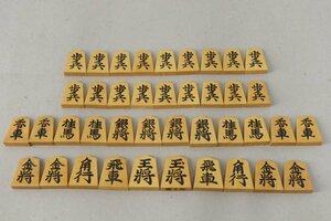 shogi piece .. Yamamoto yellow . on carving shogi piece piece box / yellow cloth attaching 6-C004/1/060