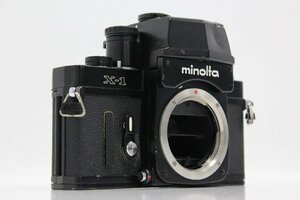 現状品 MINOLTA ミノルタ 一眼レフ フィルムカメラ X-1 通電のみ確認 ジャンク 5-H032/1/060