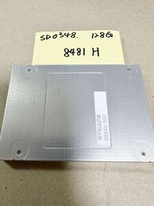 SD0348 /[ б/у рабочий товар ]TOSHIBA встроенный SATA SSD 128GB рабочее состояние подтверждено время использования 8481H